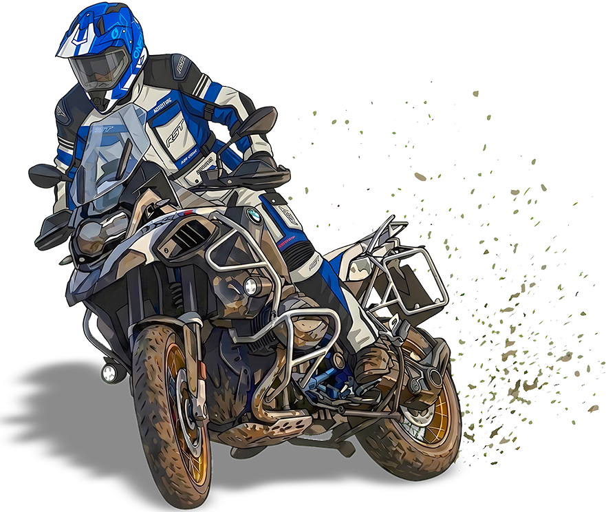 Oxyd sur la BMW R1200GS ADVENTURE